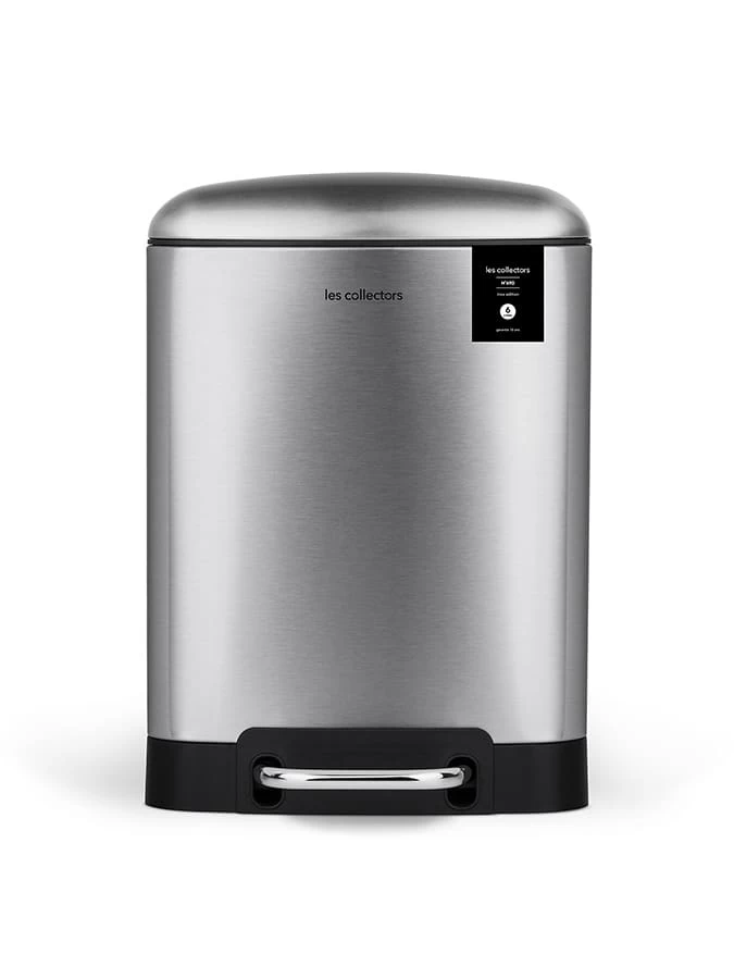 Mülleimer In Silber - 6 L 3 Mülleimer In Silber - 6 L