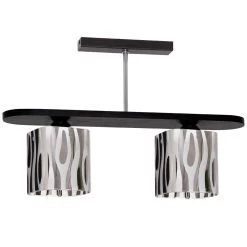 Deckenlampe In Chrom Schwarz