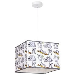 Pendelleuchte In Weiß Schwarz Bunt