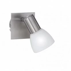 Spot Strahler In Nickel Matt Weiß