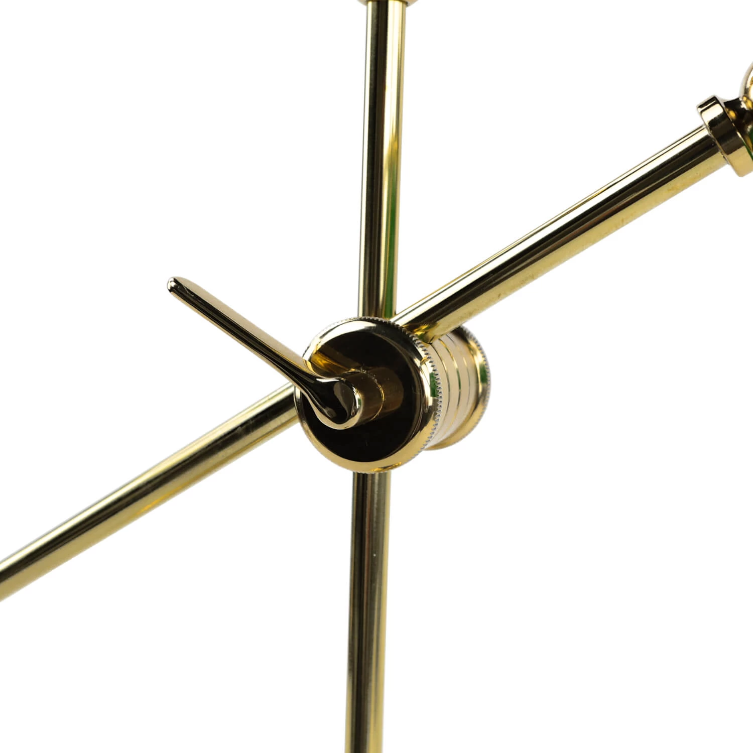 Tischlampe In Messing Poliert Grün 7 Tischlampe In Messing Poliert Grün – Bild 5