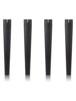 Mülleimer-Standfüße In Schwarz, 4 Stück