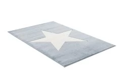 Kinderteppich STERN In Blau/weiß -Petromax Store livone kinderteppich stern in blau weiss 4