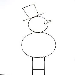 LED Gartenstecker Schneemann 180LED H: 47cm Für Außen In Schwarz -Petromax Store marelida led gartenstecker schneemann 180led h 47cm fur aussen in schwarz 2