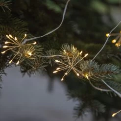 LED Lichterkette 8 Büscheln Blüten Dekolichterkette L: 2,1m In Silber 15 LED Lichterkette 8 Büscheln Blüten Dekolichterkette L: 2,1m In Silber -Petromax Store marelida led lichterkette 8 buscheln bluten dekolichterkette l 2 1m in silber 5