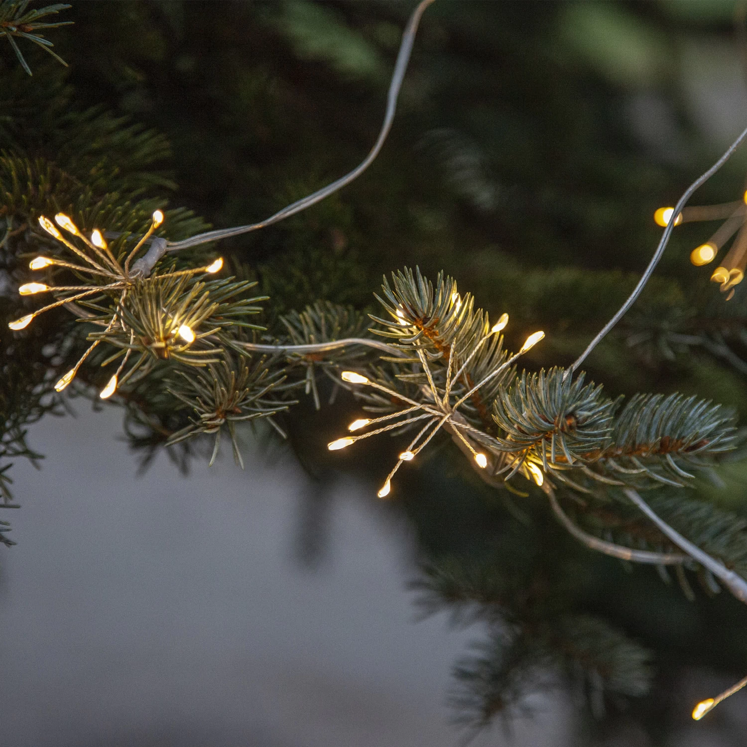 LED Lichterkette 8 Büscheln Blüten Dekolichterkette L: 2,1m In Silber 8 LED Lichterkette 8 Büscheln Blüten Dekolichterkette L: 2,1m In Silber – Bild 6