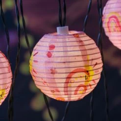 LED Solar Lichterkette 10 Lampions In Rosa - L: 4,5m -Petromax Store marelida led solar lichterkette 10 lampions in rosa l 4 5m 5