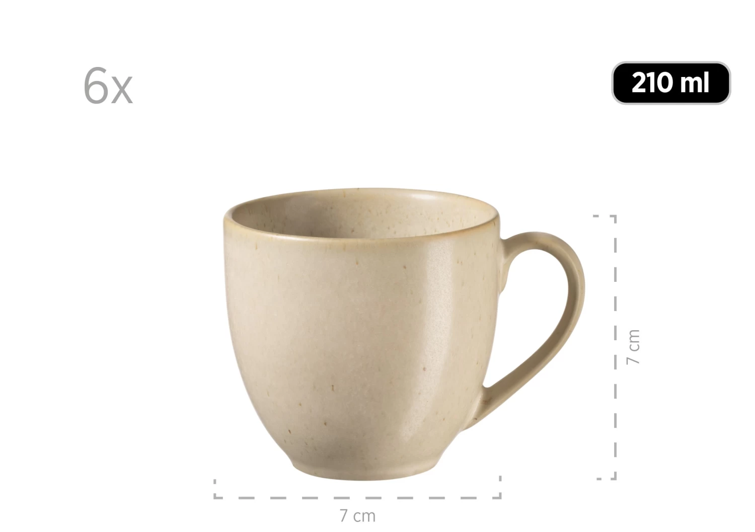 Kaffeeservice, Porzellan HAPPY VALLEY In Sand 4 Kaffeeservice, Porzellan HAPPY VALLEY In Sand – Bild 2