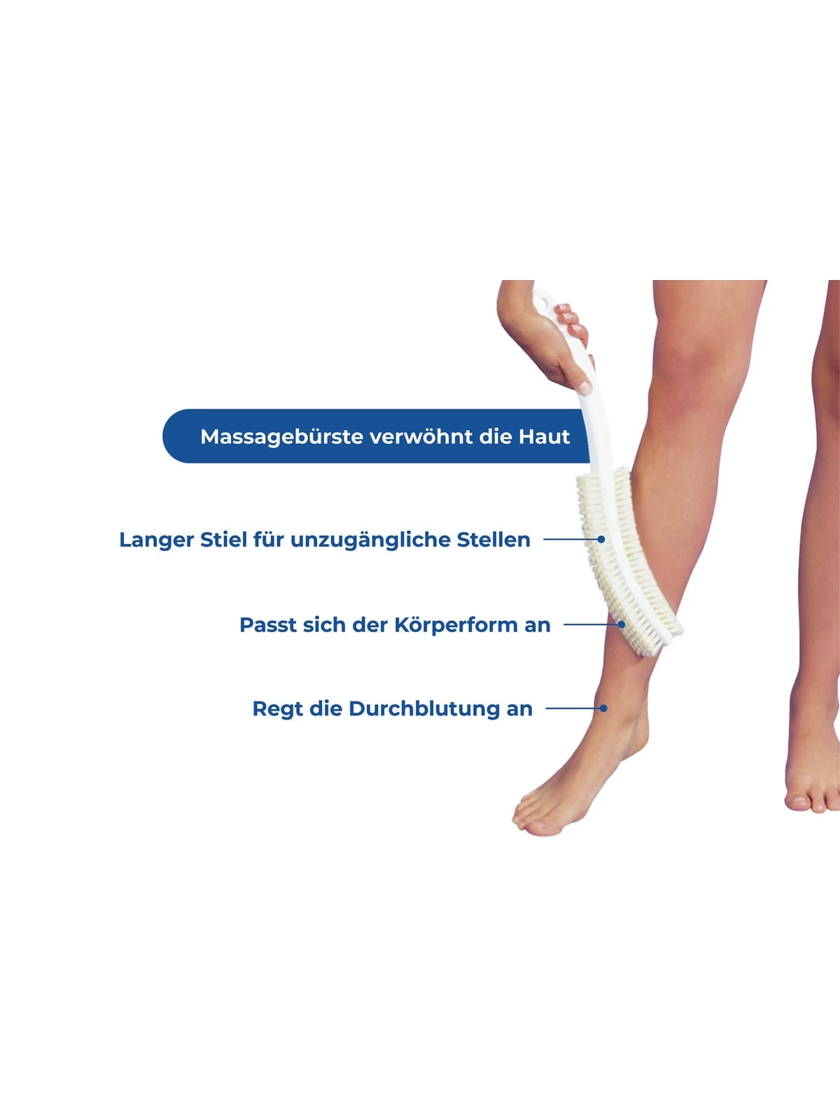 Massagebürste Mit Naturborsten In Weiß 15 Massagebürste Mit Naturborsten In Weiß – Bild 13