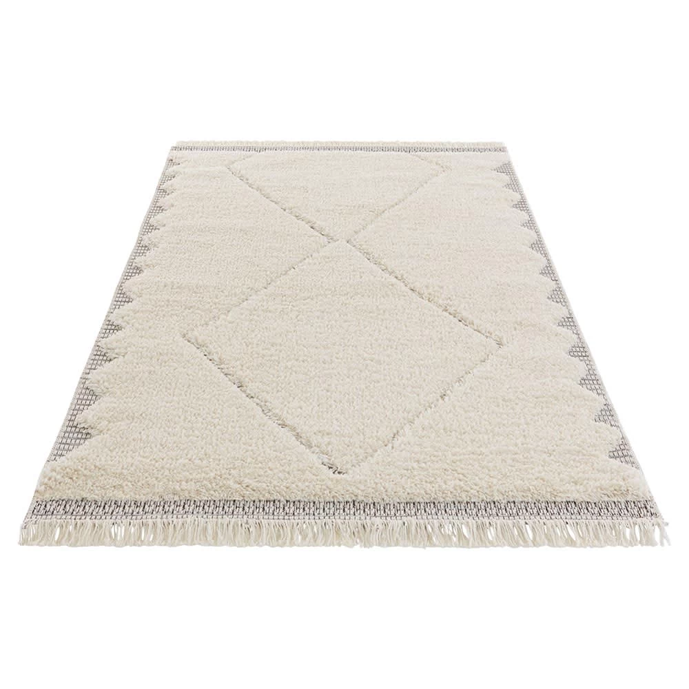 Vintage Teppich Ciret Creme/grau 4 Vintage Teppich Ciret Creme/grau – Bild 2