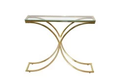 Konsole Chris In Goldfarben