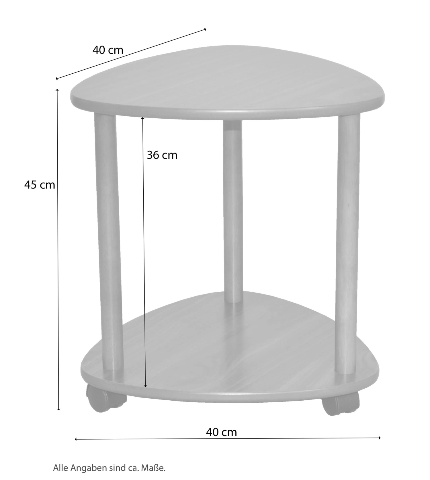 Rollregal Mit 2 Böden Franz In Buche-Nachbildung 4 Rollregal Mit 2 Böden Franz In Buche-Nachbildung – Bild 2
