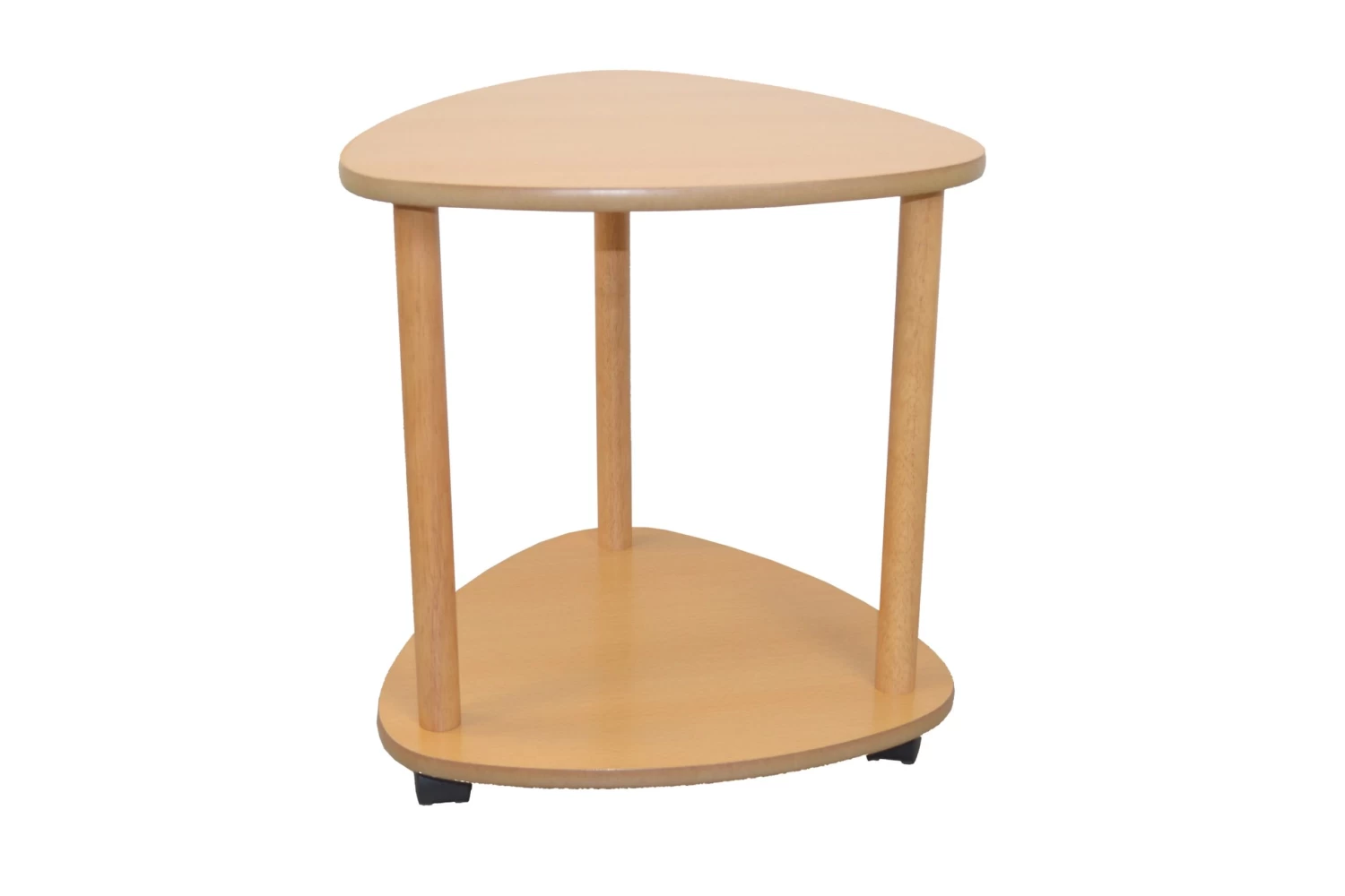 Rollregal Mit 2 Böden Franz In Buche-Nachbildung 3 Rollregal Mit 2 Böden Franz In Buche-Nachbildung