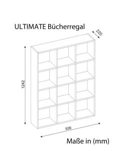Bücherregal Ultimate Weiß 8 Bücherregal Ultimate Weiß -Petromax Store moebel17 bucherregal ultimate weiss 2