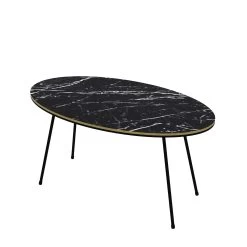 Couchtisch Marmor Optik Oval Schwarz 22126948 -Petromax Store moebel17 couchtisch marmor optik oval schwarz 22126948 5