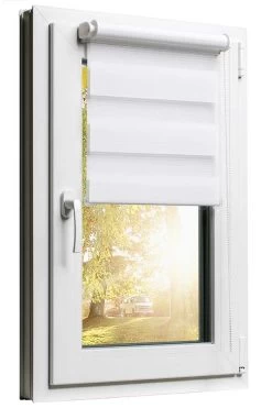 Fensterrollo Duorollo Sichtschutz Sonnenschutz Klemmfix Weiß 40 X 160 -Petromax Store moebel17 fensterrollo duorollo sichtschutz sonnenschutz klemmfix weiss 40 x 160 5