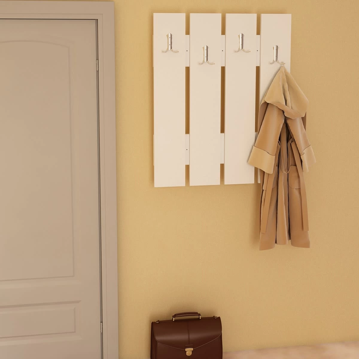 Garderobe Anita Weiß 6 Garderobe Anita Weiß – Bild 4