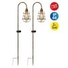 2er-Set LED Deko-Solar-Erdspieß (H) 76,5 Cm In Alt-Messing 1 2er-Set LED Deko-Solar-Erdspieß (H) 76,5 Cm In Alt-Messing -Petromax Store nave 2er set led deko solar erdspiess h 76 5 cm in alt messing