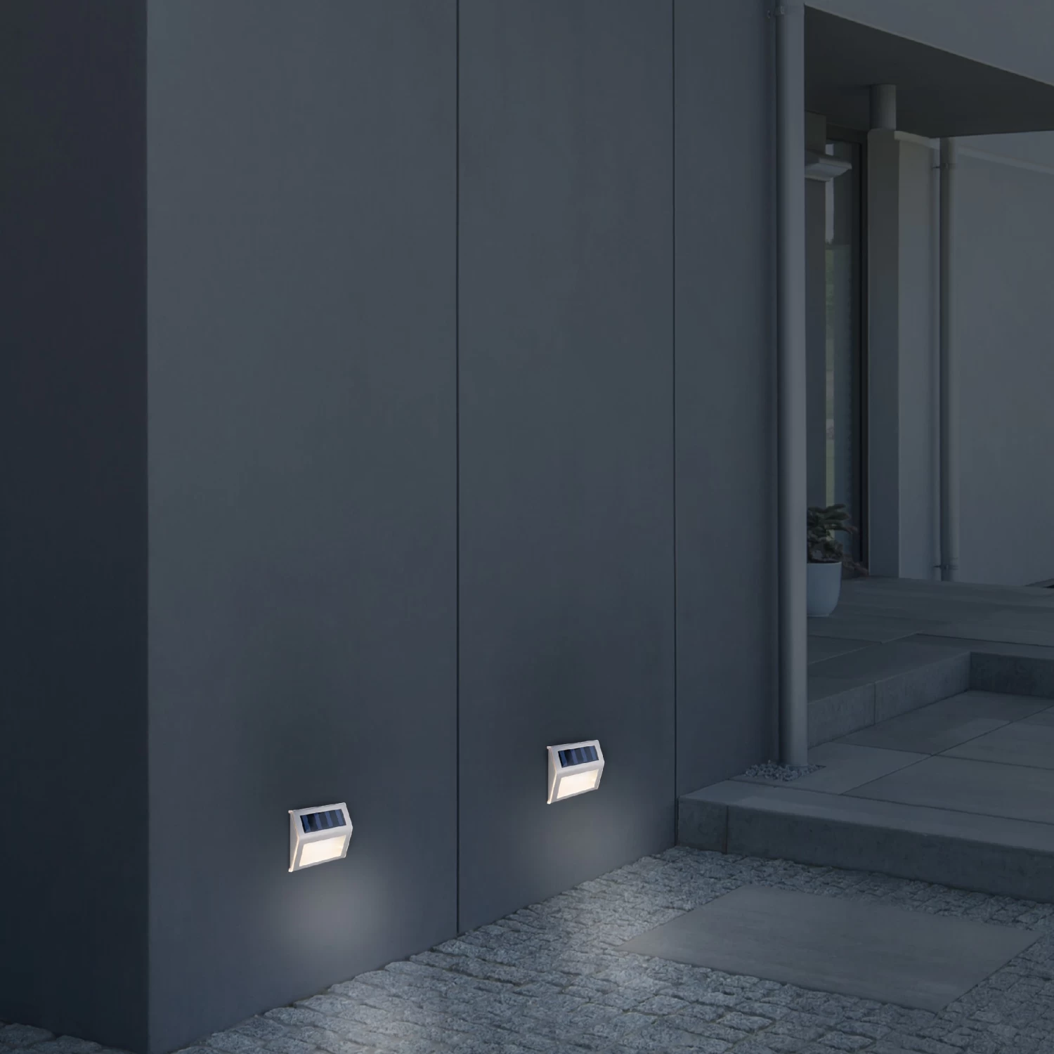 4er-Set LED Solar-Außenleuchte 10 4er-Set LED Solar-Außenleuchte – Bild 8