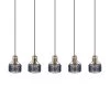5er Pendelleuchte "Foro" Schwarz/golden -Petromax Store nave 5er pendelleuchte foro schwarz golden