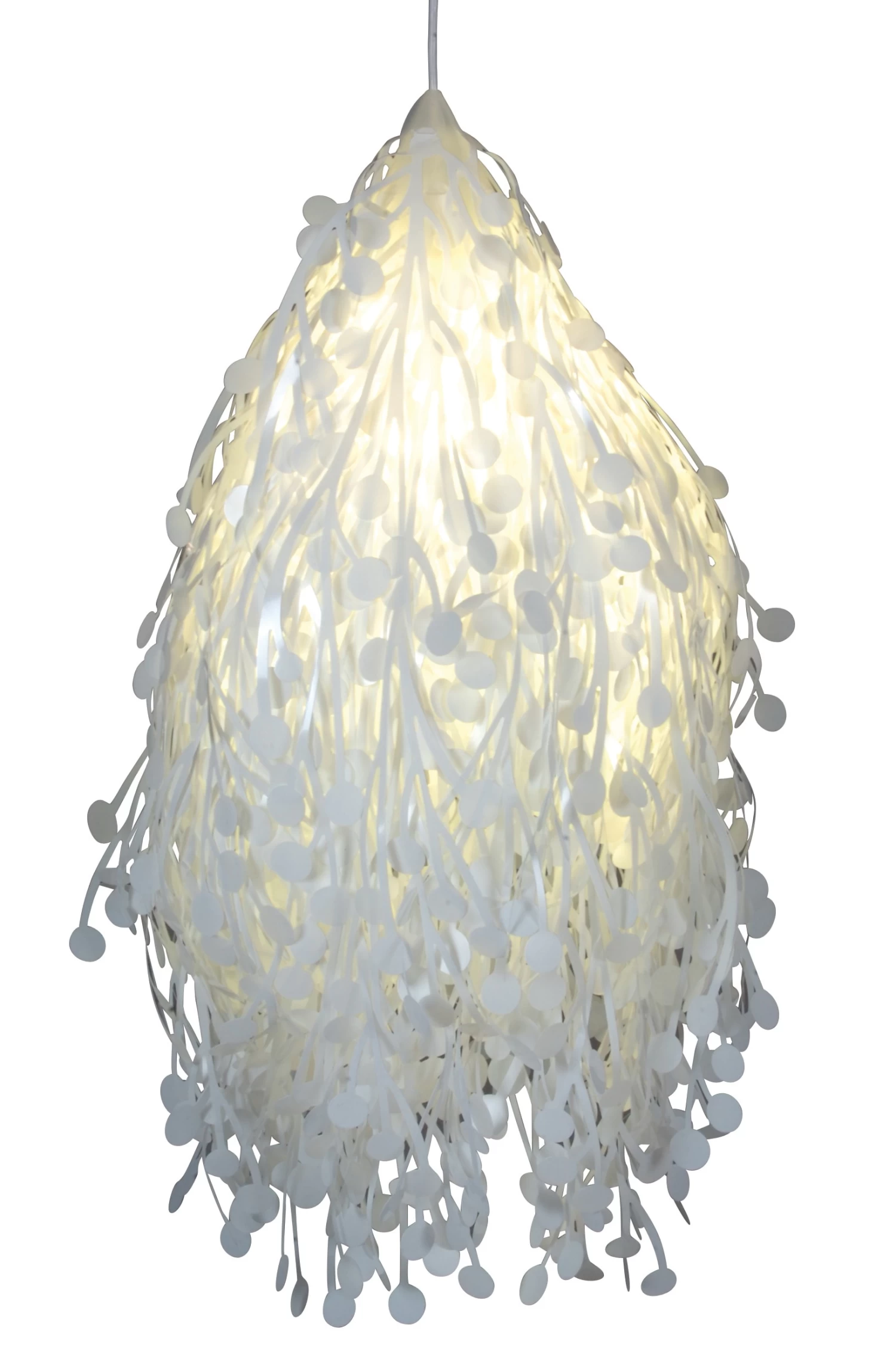 Deko-Pendel "Lana" Ø 45 Cm In Weiß 3 Deko-Pendel "Lana" Ø 45 Cm In Weiß