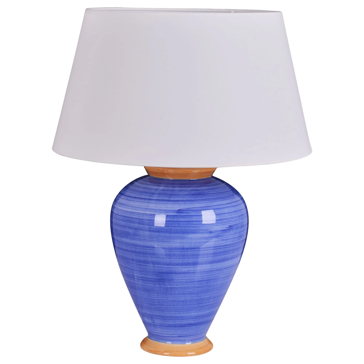 Keramiktischleuchte "Rudi" (H) 55 Cm In Blau 4 Keramiktischleuchte "Rudi" (H) 55 Cm In Blau – Bild 2