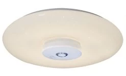 LED Deckenleuchte "Modena" Ø 40 Cm Mit Rauchmelder In Weiß