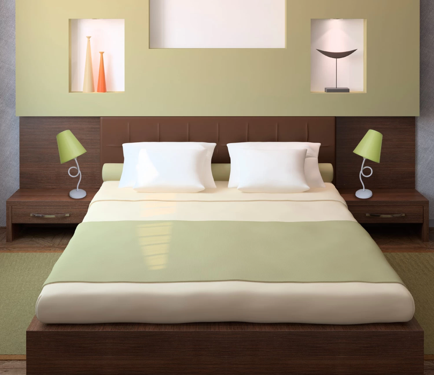 Tischleuchte "Colori" (H) 31,5 Cm In Grün 4 Tischleuchte "Colori" (H) 31,5 Cm In Grün – Bild 2