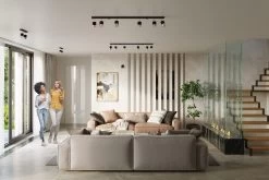 Deckenleuchte DETTA 4 Schwarz/Chrome (L)81cm(H)18cm -Petromax Store nice lamps deckenleuchte detta 4 schwarz chrome l 81cm h 18cm 4