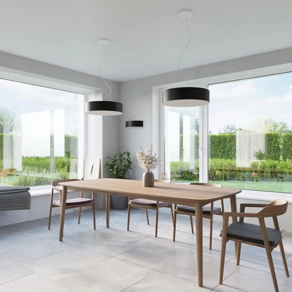 Deckenleuchte HERRA 60 In Schwarz (L)60cm (B)60cm (H)16cm 6 Deckenleuchte HERRA 60 In Schwarz (L)60cm (B)60cm (H)16cm – Bild 4