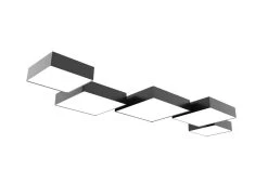 Deckenleuchte MITRA 45 In Grau (H)11cm (L)45cm (B)45cm -Petromax Store nice lamps deckenleuchte mitra 45 in grau h 11cm l 45cm b 45cm 12