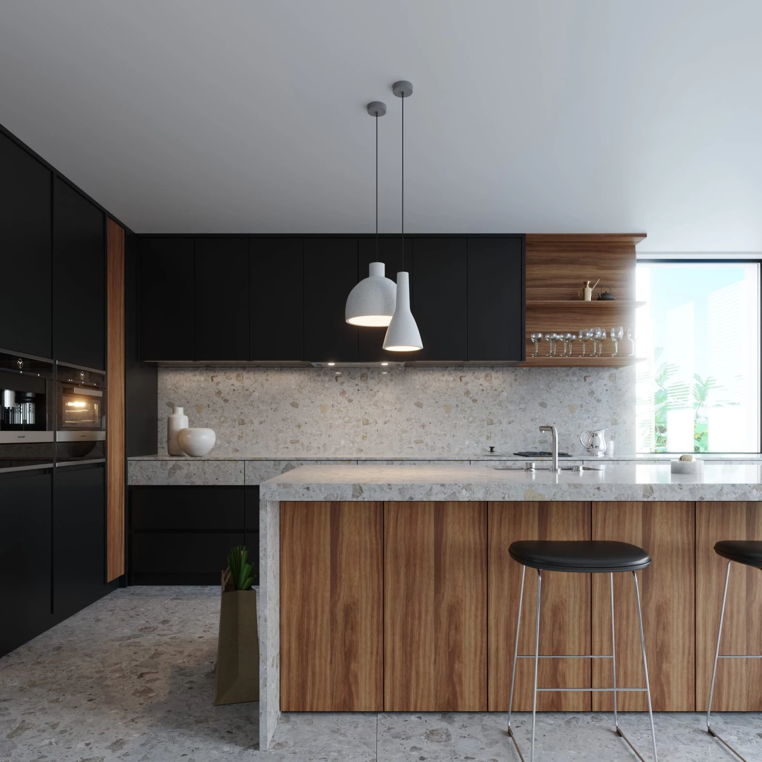 Hängeleuchte "Mattia" In Beton Grau Rund 1xE27 LED Loft NICE LAMPS 7 Hängeleuchte "Mattia" In Beton Grau Rund 1xE27 LED Loft NICE LAMPS – Bild 5