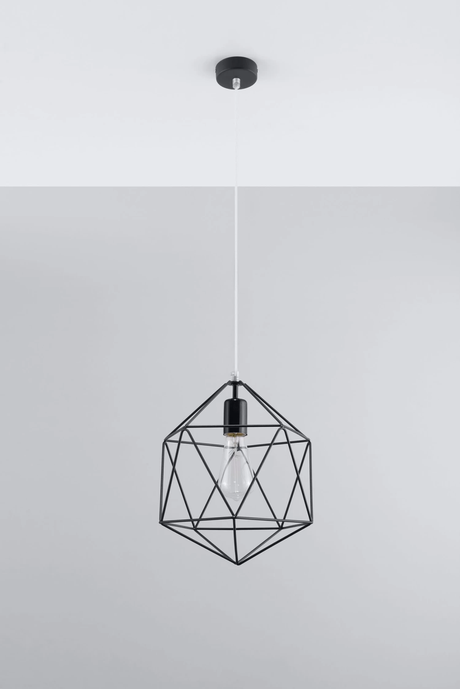 Hängleuchte Donato In Schwarzaus Gebogenem Stahl Schirm Loft LED E27 NICE LAMPS 4 Hängleuchte Donato In Schwarzaus Gebogenem Stahl Schirm Loft LED E27 NICE LAMPS – Bild 2