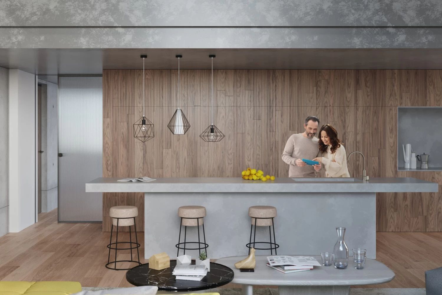 Hängleuchte Donato In Schwarzaus Gebogenem Stahl Schirm Loft LED E27 NICE LAMPS 7 Hängleuchte Donato In Schwarzaus Gebogenem Stahl Schirm Loft LED E27 NICE LAMPS – Bild 5