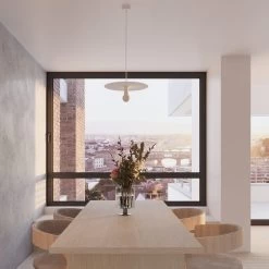 Hängleuchte LIVAGO Stahl In Weiß Moderne Runde Lampe 1xE27 LED NICE LAMPS -Petromax Store nice lamps hangleuchte livago stahl in weiss moderne runde lampe 1xe27 led nice lamps 4