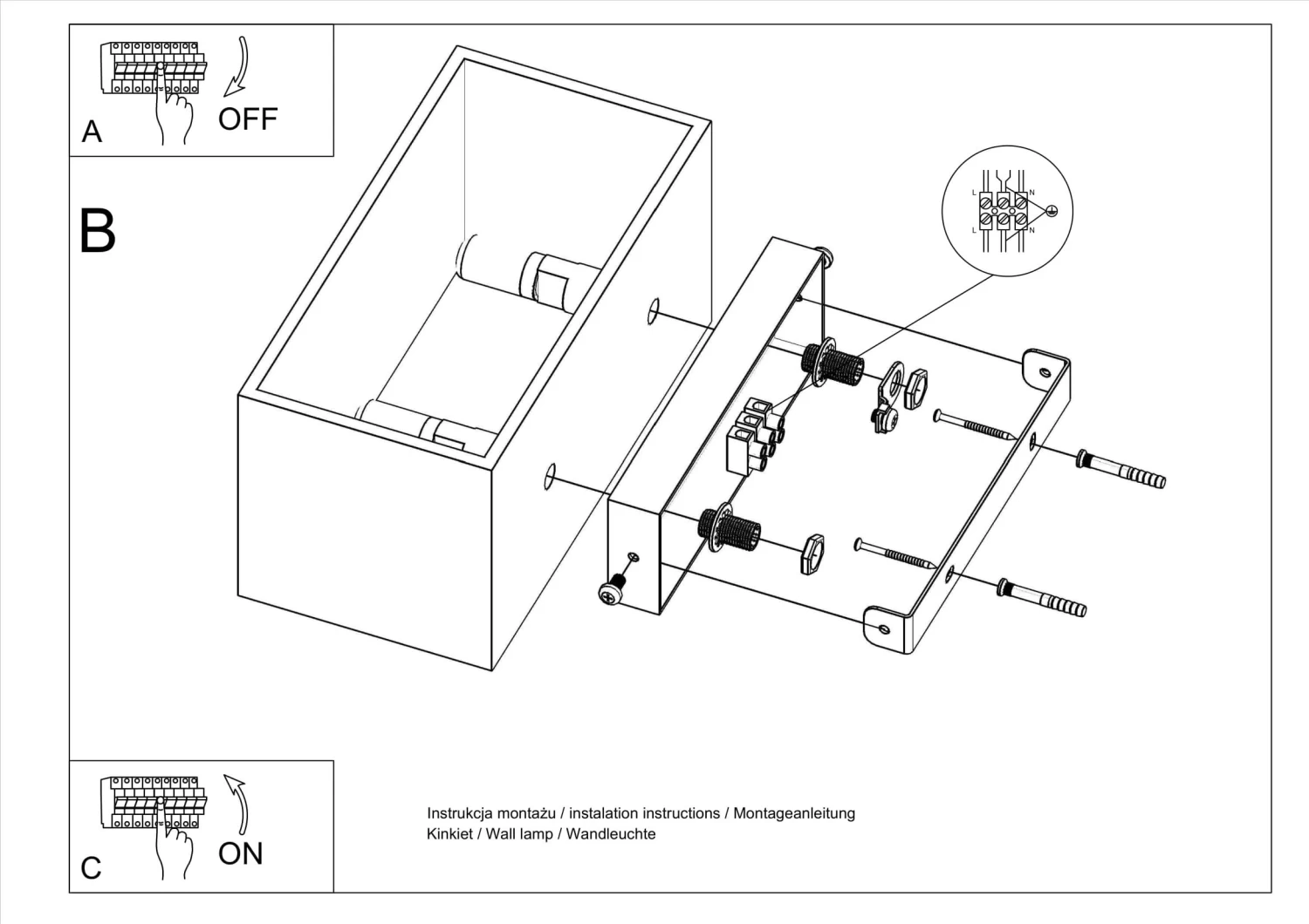 Wandleuchte GEO MAXI In Schwarz Aluminium Rechteckig Moderne LED 2xG9 NICE LAMPS 9 Wandleuchte GEO MAXI In Schwarz Aluminium Rechteckig Moderne LED 2xG9 NICE LAMPS – Bild 8