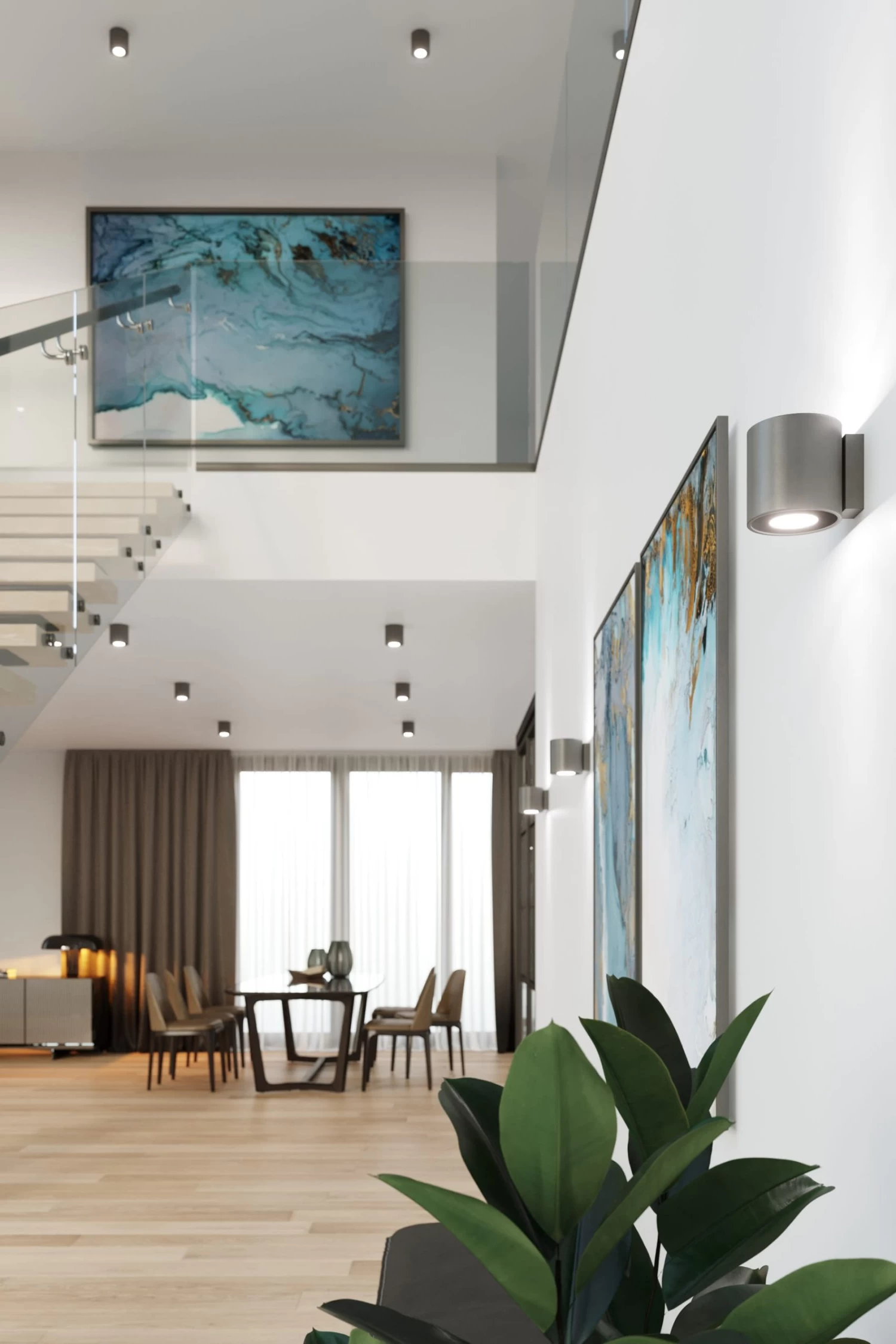 Wandleuchte RODA 1 In Anthrazit ø10cm (H)10cm 8 Wandleuchte RODA 1 In Anthrazit ø10cm (H)10cm – Bild 6