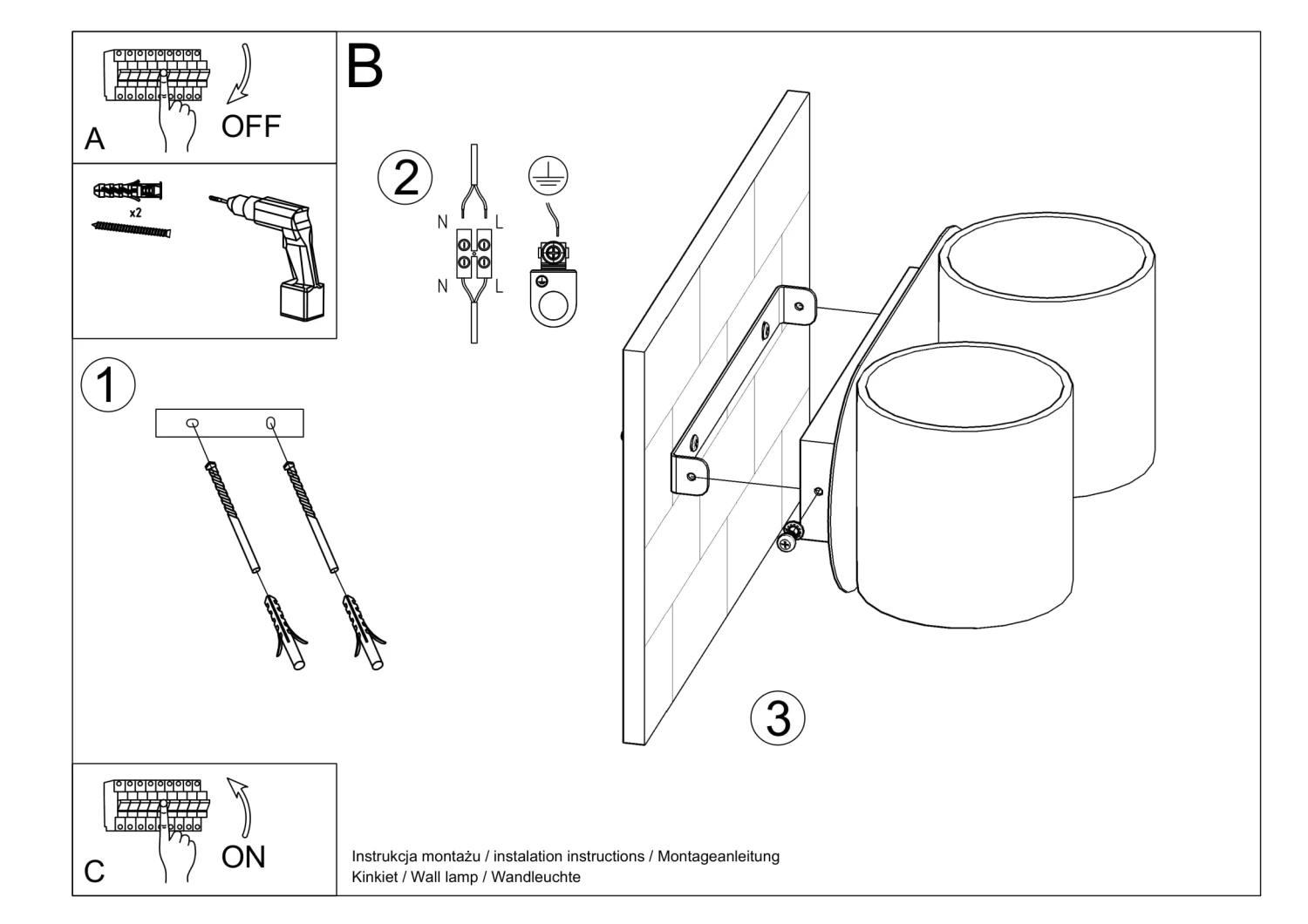 Wandleuchte RODA 2 In Weiß (H)10cm (L)26cm 11 Wandleuchte RODA 2 In Weiß (H)10cm (L)26cm – Bild 9