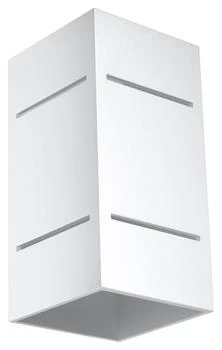 Wandleuchte TORRE Weiß (L)10cm (B)12cm (H)20cm