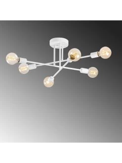 Deckenleuchte "Flower" In Weiß - (B)64 X (T)64 Cm -Petromax Store opviq deckenleuchte flower in weiss b 64 x t 64 cm 2