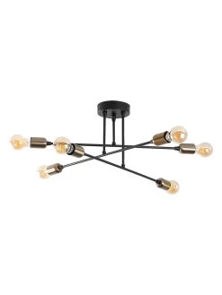 Deckenleuchte In Schwarz - (B)66 X (H)27 X (T)66 Cm -Petromax Store opviq deckenleuchte in schwarz b 66 x h 27 x t 66 cm 3