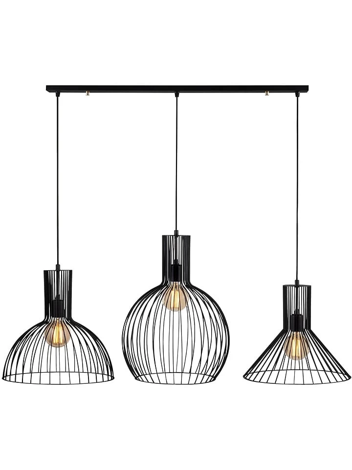 Hängeleuchte "Fellini" In Schwarz - (B)145 X (T)38 Cm 4 Hängeleuchte "Fellini" In Schwarz - (B)145 X (T)38 Cm – Bild 2