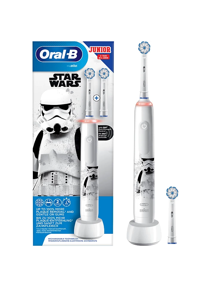 Oral B Elektr. Zahnbürste "Junior Starwars JAS22" In Weiß 3 Oral B Elektr. Zahnbürste "Junior Starwars JAS22" In Weiß