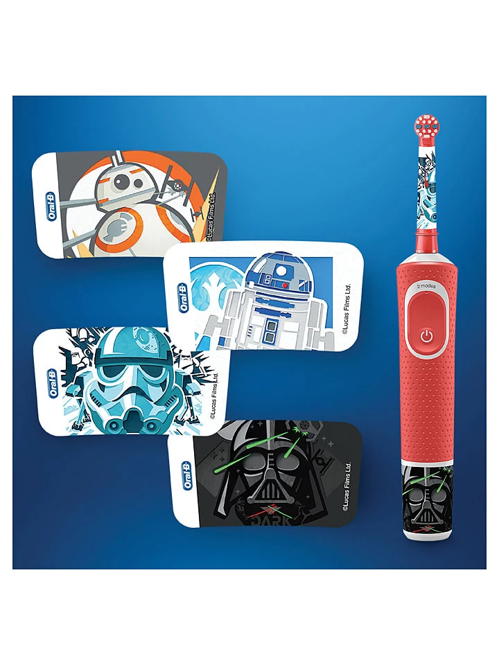 Oral B Elektr. Zahnbürste "Vitality 100 Kids Starwars" In Rot 4 Oral B Elektr. Zahnbürste "Vitality 100 Kids Starwars" In Rot – Bild 2
