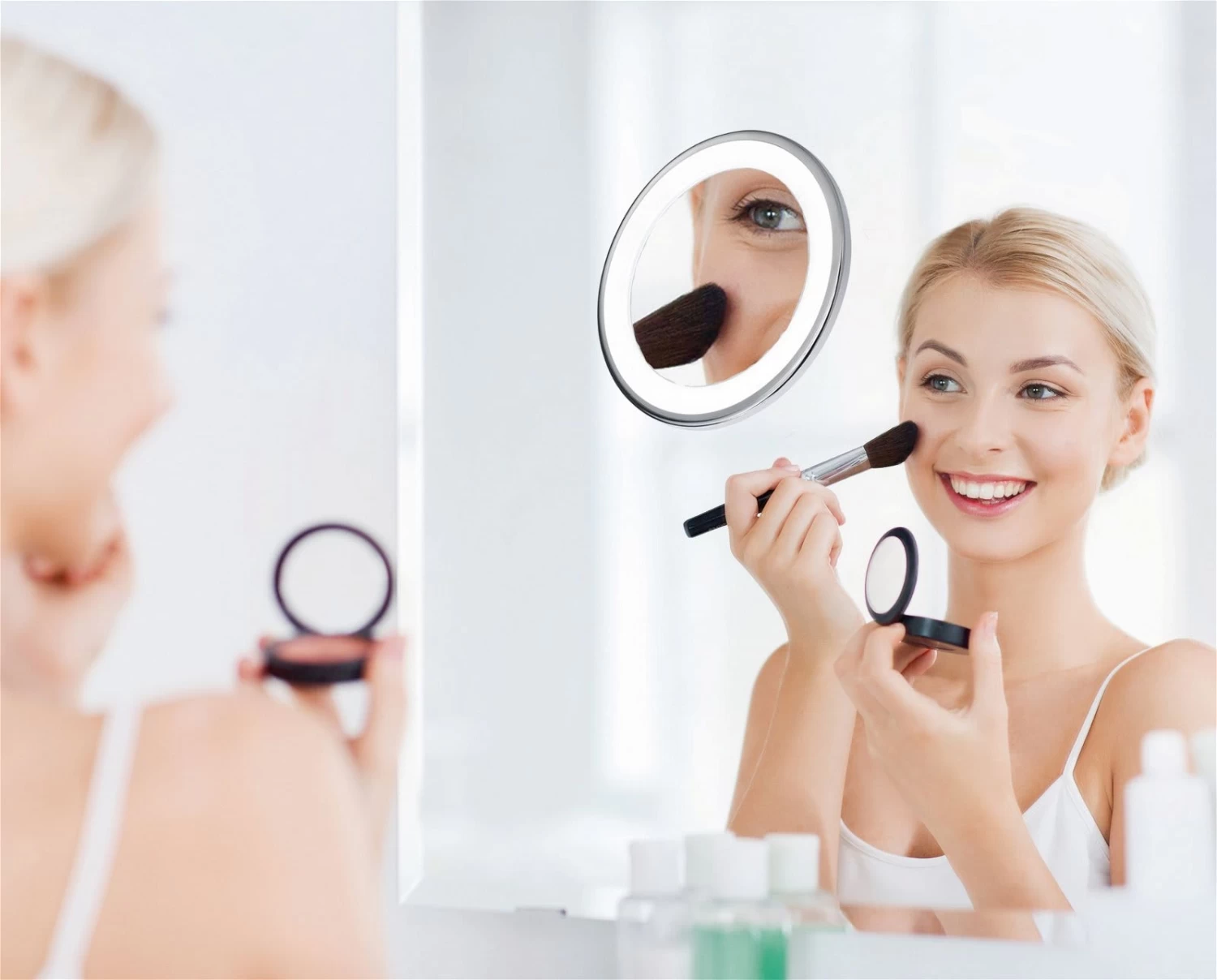Schminkspiegel Enlarge Your Inner Spark In Weiß -H:205mm 12 Schminkspiegel Enlarge Your Inner Spark In Weiß -H:205mm – Bild 10