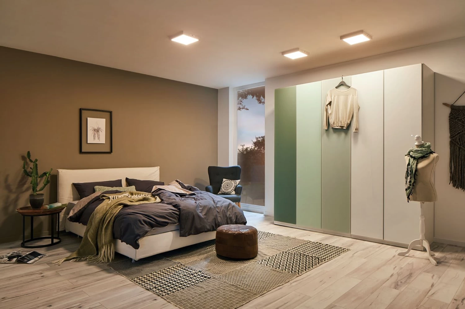 Paulmann WallCeiling Carpo LEDPanel WarmDim 400x400mm 21W Chrom M 230V Metall 11 Paulmann WallCeiling Carpo LEDPanel WarmDim 400x400mm 21W Chrom M 230V Metall – Bild 9