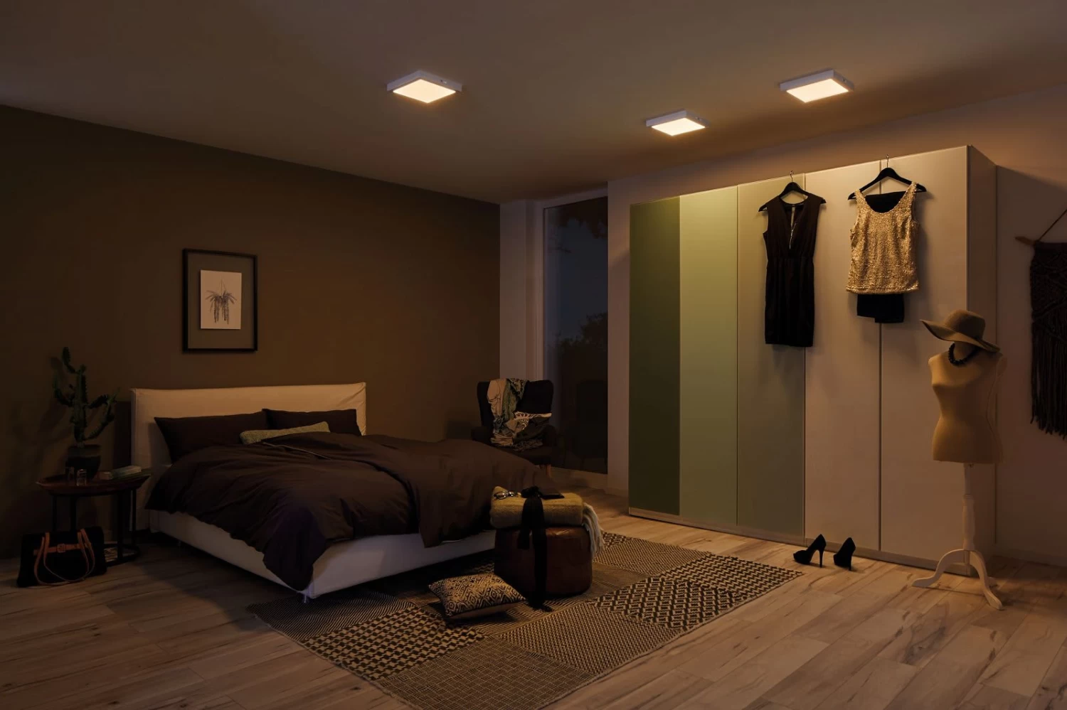 Paulmann WallCeiling Carpo LEDPanel WarmDim 400x400mm 21W Chrom M 230V Metall 12 Paulmann WallCeiling Carpo LEDPanel WarmDim 400x400mm 21W Chrom M 230V Metall – Bild 10