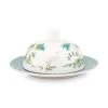 Pip Studio Geschirr "Butter Dish Round Jolie Dots" In Weiß - (L) 17 X (B) 8 Cm -Petromax Store pip studio geschirr butter dish round jolie dots in weiss l 17 x b 8 cm