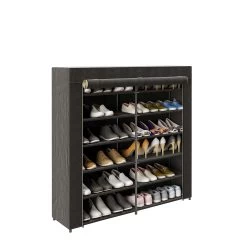 Playboy Textil-Kleiderschrank "TRACY" In Schwarz - (B)113 X (H)108 X (T)28 Cm