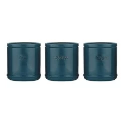 ACCENTS Vorratsdosen, 3er Set, Petrol, 750 Ml